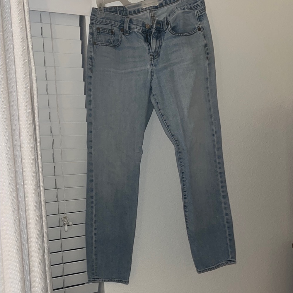 Madewell Blue Straight Leg Jeans
